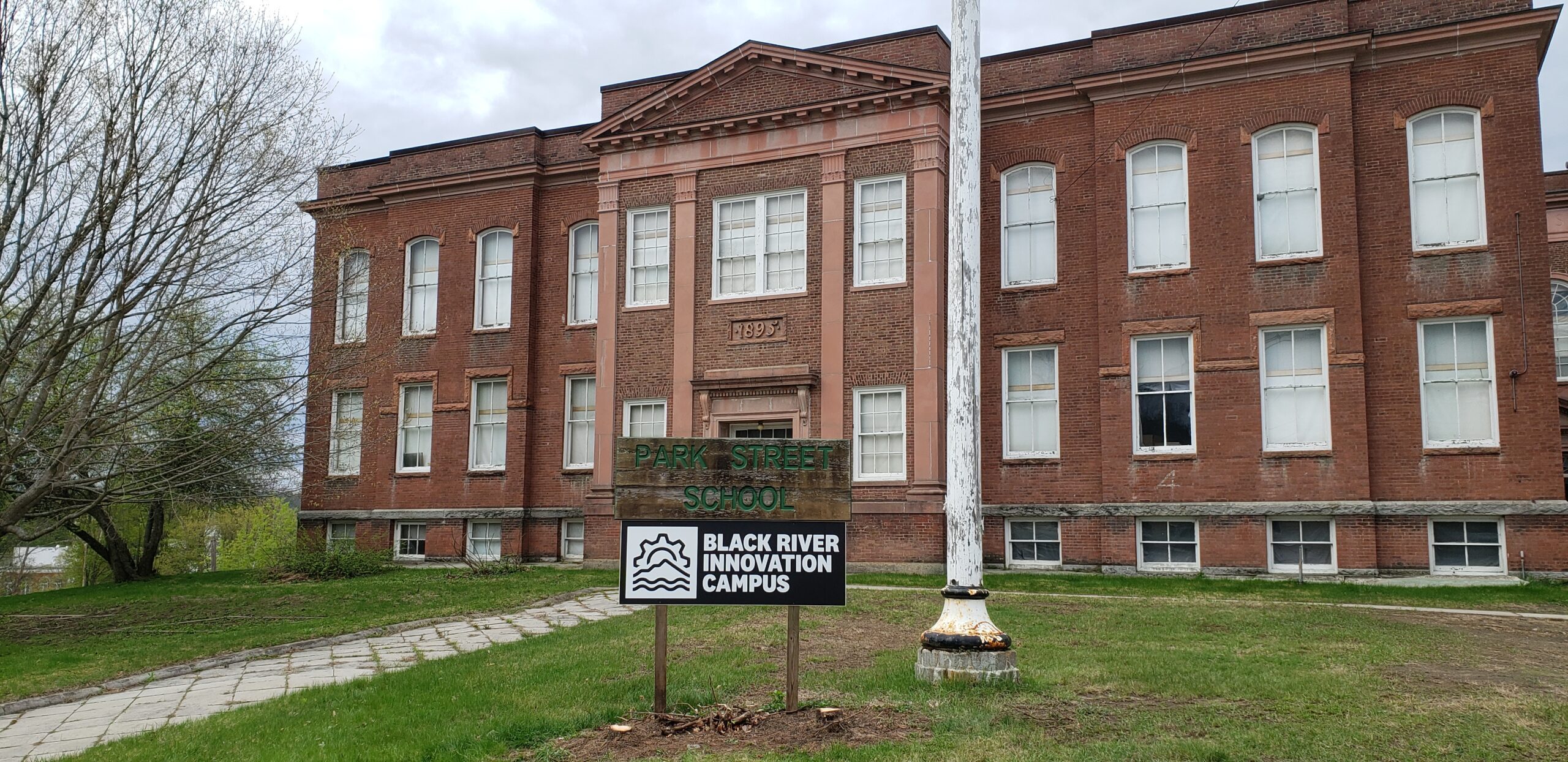 Historic Park Street School in Springfield, VT is home to the BRIC campus.